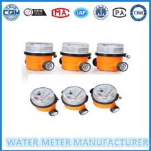 Water Meter Matériau en aluminium Single Jet 1/2 &#39;&#39; Inch